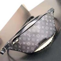 Louis Vuitton LV Men Discovery Bumbag in Monogram Eclipse Canvas-Grey (1)