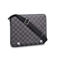 Louis Vuitton LV Men District PM Messenger Bag in Monogram Canvas-Brown (1)