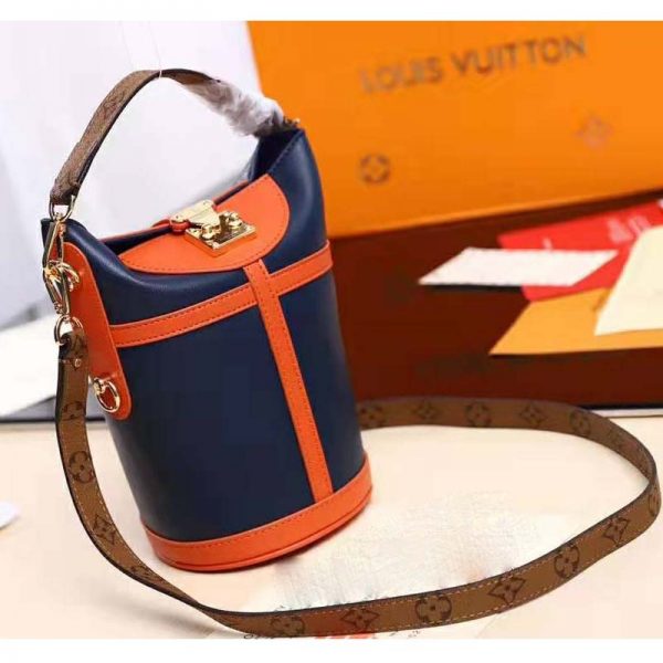 Louis Vuitton LV Men Duffle Bag Handbag in Smooth Calfskin Leather-Brown (2)