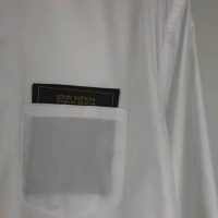 Louis Vuitton LV Men Louis Vuitton Staples Edition DNA Shirt-White (1)