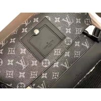 Louis Vuitton LV Men Messenger PM Voyager in Monogram Eclipse Canvas-Grey (1)