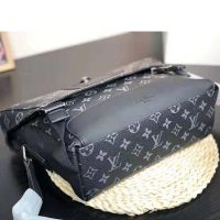 Louis Vuitton LV Men Messenger PM Voyager in Monogram Eclipse Canvas-Grey (1)