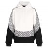 Louis Vuitton LV Men Monogram Circle Cut Hoodie in 100% Cotton-Grey