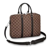 Louis Vuitton LV Men Porte-Documents Voyage PM in Damier Graphite Canvas (1)