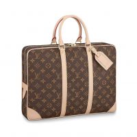 Louis Vuitton LV Men Porte-Documents Voyage in Monogram Canvas-Brown (1)