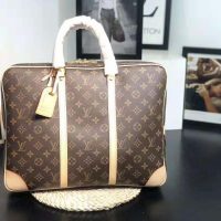 Louis Vuitton LV Men Porte-Documents Voyage in Monogram Canvas-Brown (1)