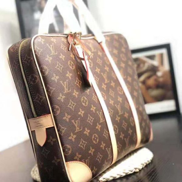 Louis Vuitton LV Men Porte-Documents Voyage in Monogram Canvas-Brown (4)