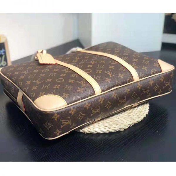 Louis Vuitton LV Men Porte-Documents Voyage in Monogram Canvas-Brown (5)