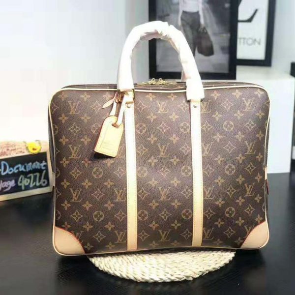 Louis Vuitton LV Men Porte-Documents Voyage in Monogram Canvas-Sandy (2)