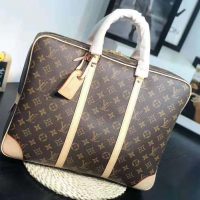 Louis Vuitton LV Men Porte-Documents Voyage in Monogram Canvas-Sandy (1)