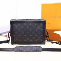 Louis Vuitton LV Men Soft Trunk Soft-Sided Messenger Bag in Monogram Eclipse Canvas-Grey (1)