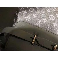 Louis Vuitton LV Men Steamer Backpack in Monogram Eclipse Canvas-Grey (1)