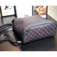 Louis Vuitton LV Men Steamer Backpack in Monogram Eclipse Canvas-Grey (1)