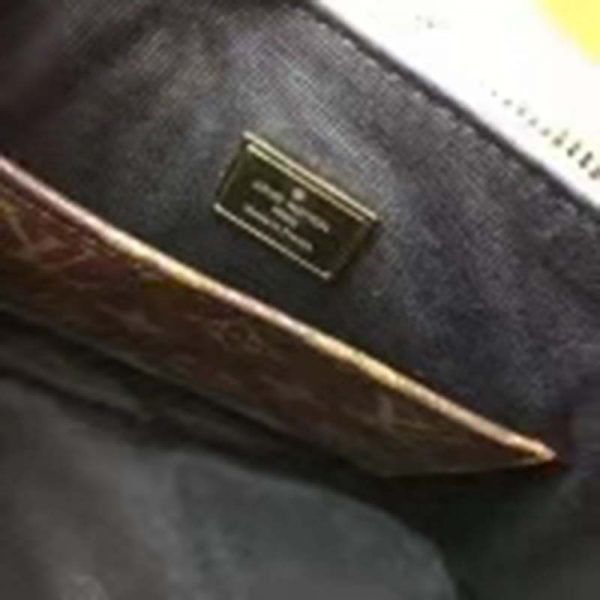 Louis Vuitton LV Women Alma BB Handbag in Metallic Monogram Vernis Patent Leather-Silver (8)