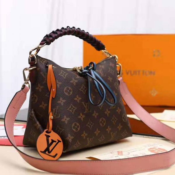 Louis Vuitton LV Women Beaubourg Hobo Mini Handbag in Monogram Canvas-Brown (1)