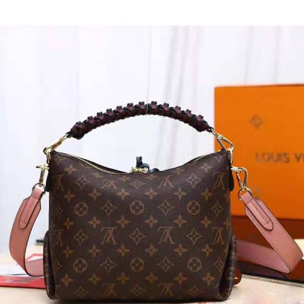 Louis Vuitton LV Women Beaubourg Hobo Mini Handbag in Monogram Canvas-Brown (2)