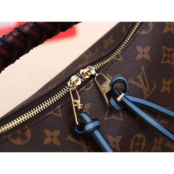 Louis Vuitton LV Women Beaubourg Hobo Mini Handbag in Monogram Canvas-Brown (4)