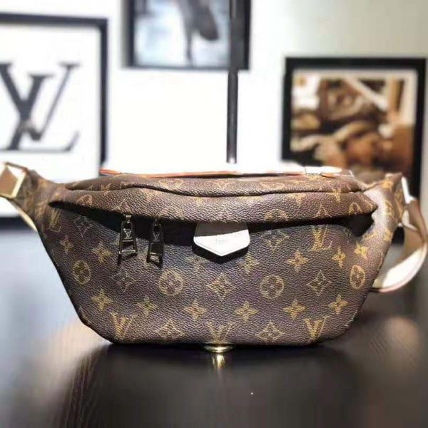 Louis Vuitton LV Women Bumbag in Monogram Canvas-Brown (2)