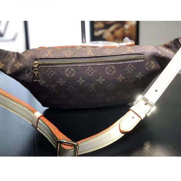 Louis Vuitton LV Women Bumbag in Monogram Canvas-Brown (6)