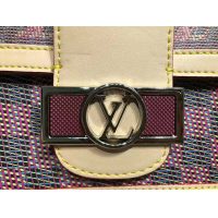 Louis Vuitton LV Women Dauphine MM Handbag in Monogram Canvas-Pink (1)
