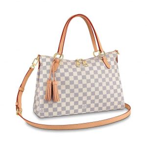 Louis Vuitton LV Women Lymington Bag in Damier Ebene Canvas