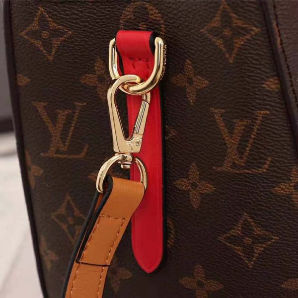 Louis Vuitton LV Women Montaigne BB Handbag in Monogram Canvas-Brown (6)