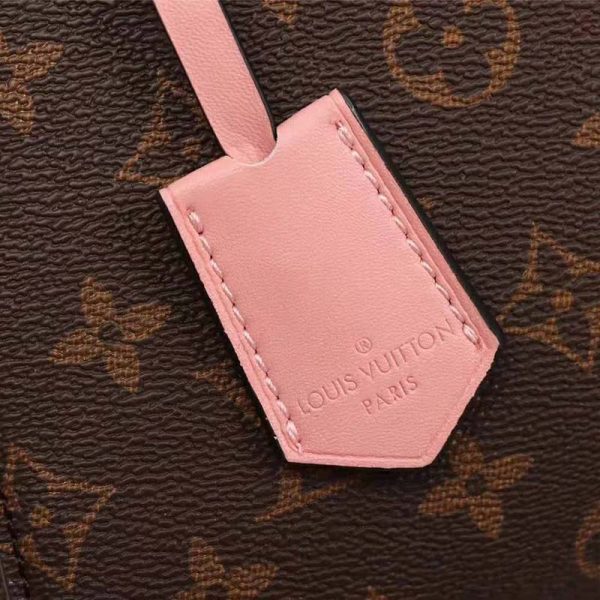 Louis Vuitton LV Women Montaigne BB Handbag in Monogram Canvas-Brown (7)