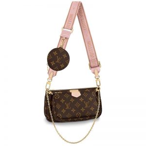 Louis Vuitton LV Women Multi Pochette Accessoires in Monogram Canvas-Pink