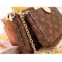 Louis Vuitton LV Women Multi Pochette Accessoires in Monogram Canvas-Pink (1)