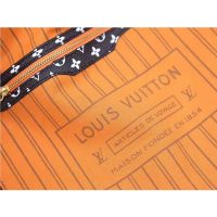 Louis Vuitton LV Women Neverfull MM Tote Bag in Monogram Canvas-Black (1)