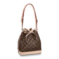 Louis Vuitton LV Women Noé BB Bucket Bag in Monogram Canvas-Grey (1)