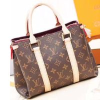 Louis Vuitton LV Women Open Handbag BB in Monogram Canvas-Brown (1)