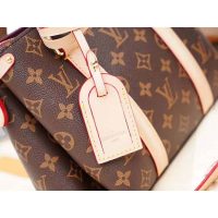 Louis Vuitton LV Women Open Handbag BB in Monogram Canvas-Brown (1)