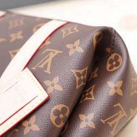 Louis Vuitton LV Women Open Handbag BB in Monogram Canvas-Brown (1)