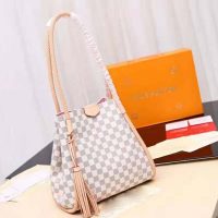 Louis Vuitton LV Women Propriano Shoulder Tote Bag-Sandy and Grey (1)