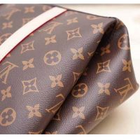 Louis Vuitton LV Women Soufflot MM in Monogram Canvas-Brown (1)