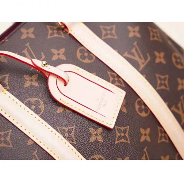 Louis Vuitton LV Women Soufflot MM in Monogram Canvas-Brown (8)