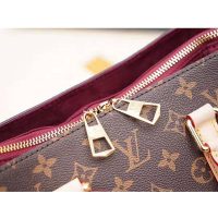 Louis Vuitton LV Women Soufflot MM in Monogram Canvas-Brown (1)