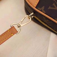 Louis Vuitton LV Women Valisette BB Handbag in Monogram Canvas with Natural Cowhide Leather-Brown (1)
