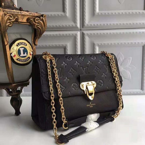 Louis Vuitton LV Women Vavin MM in Monogram Empreinte Leather-Black (3)