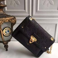 Louis Vuitton LV Women Vavin MM in Monogram Empreinte Leather-Black (1)