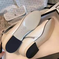 Chanel Women Ankle Boots in Lambskin & Grosgrain Leather 1.5 cm Heel-Beige (1)