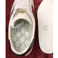 Gucci Men’s Ace Embroidered Sneaker in White Leather with Bees and Stars (1)