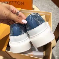 Louis Vuitton LV Men Stellar Sneaker in Blue Monogram Denim (6)