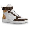 Louis Vuitton LV Unisex Boombox Sneaker Boot in Embossed Lamb Leather-Brown