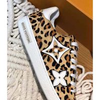 Louis Vuitton LV Women Frontrow Sneaker in Pony-Styled Calf Leather-Brown (1)