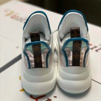 Louis Vuitton LV Women LV Archlight Sneaker in Leather and Technical Fabrics-Aqua (1)