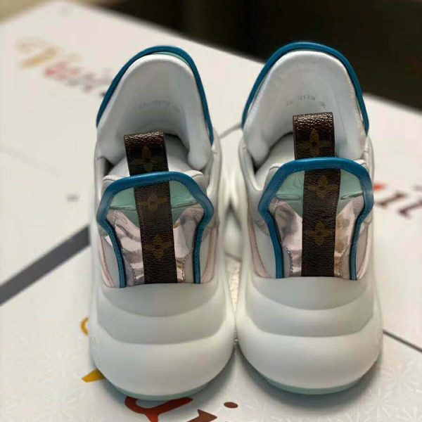 Louis Vuitton LV Women LV Archlight Sneaker in Leather and Technical Fabrics-Aqua (8)