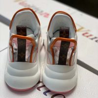 Louis Vuitton LV Women LV Archlight Sneaker in Leather and Technical Fabrics-Orange (1)