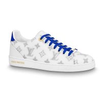 Louis Vuitton LV Women LV Frontrow Sneaker in Monogram-Print Textile-Blue